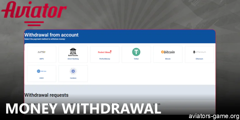 Instruction on withdrawing funds from Mostbet for Aviator players